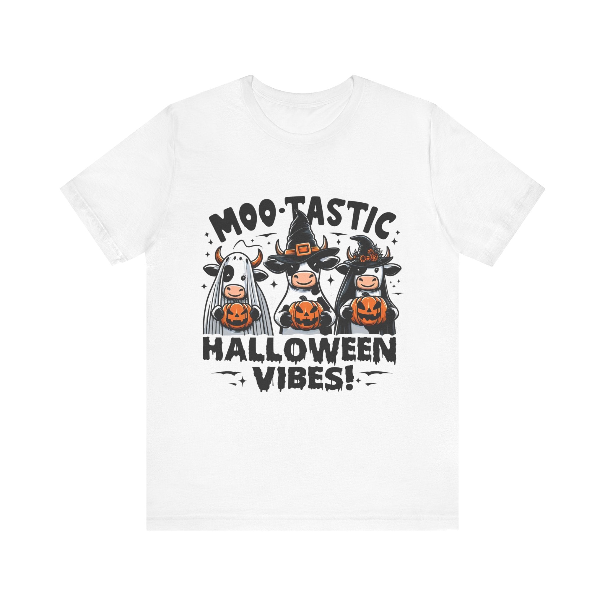 Moo-Tastic Halloween Vibes Graphic Tee