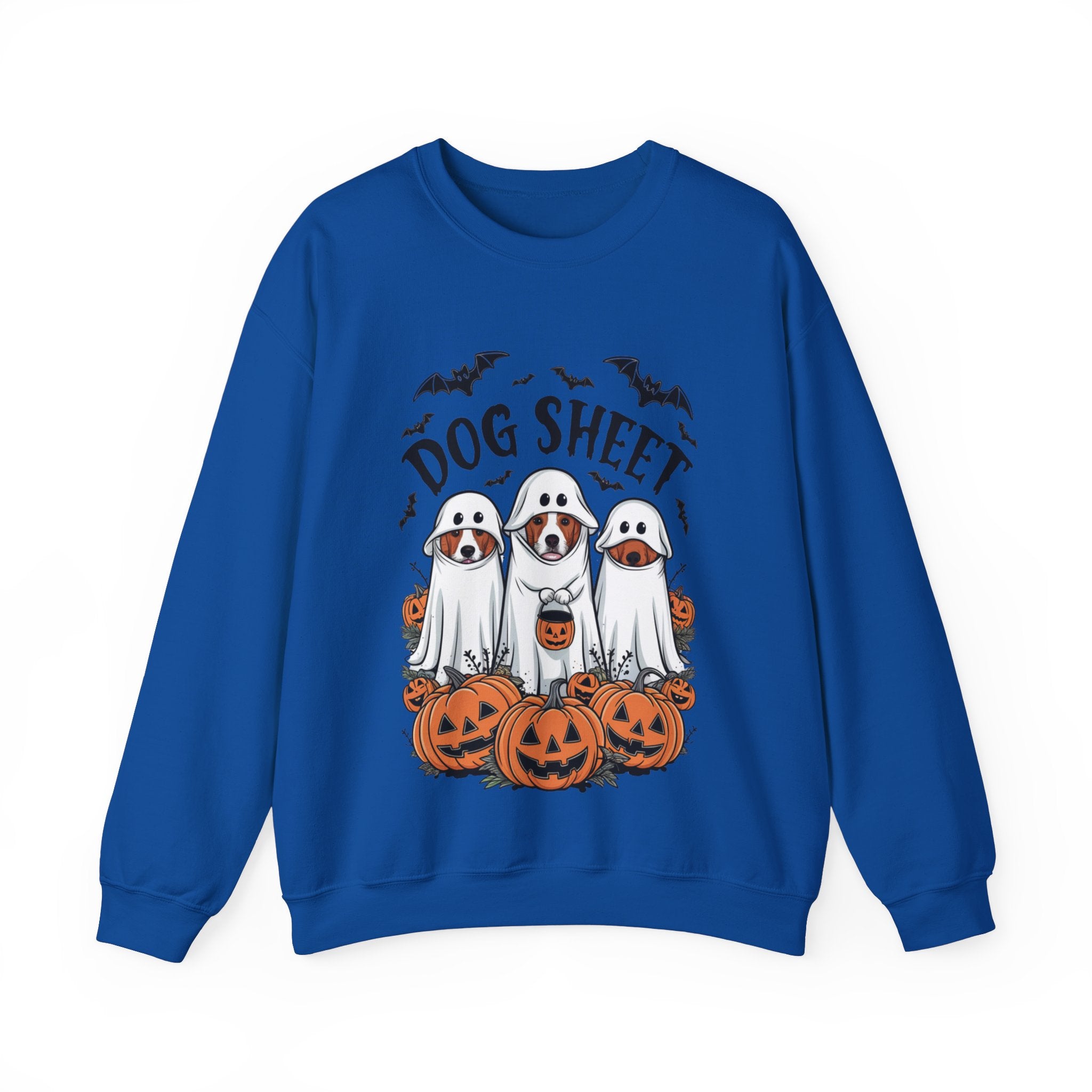 Spooky Halloween Dog Sheet Sweatshirt