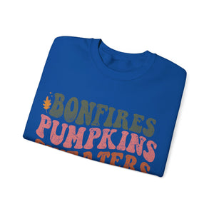 Bonfires Pumpkins Sweaters Football - Sweatshirt