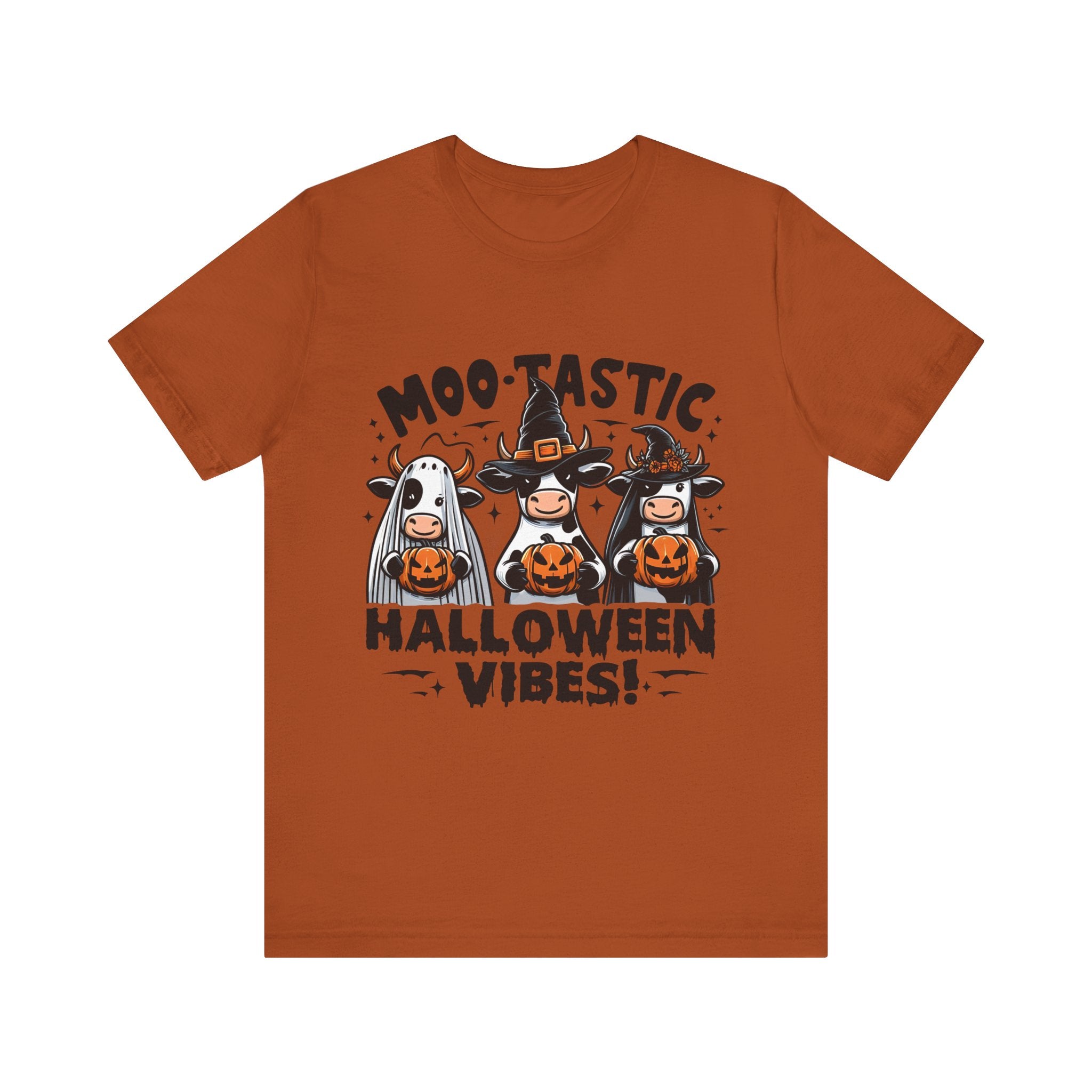 Moo-Tastic Halloween Vibes Graphic Tee