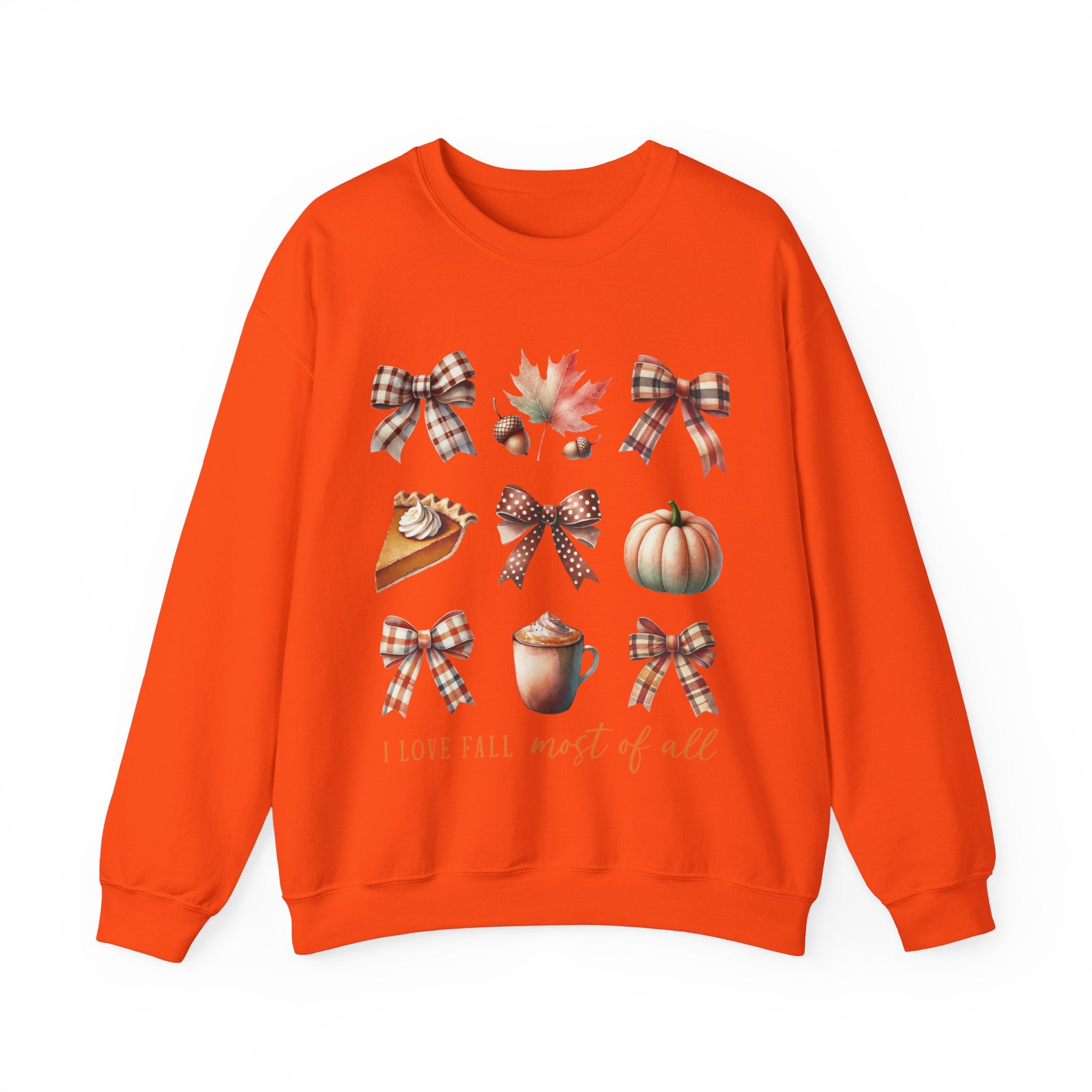 I Love Fall Most Of All - Graphic Sweatshirt