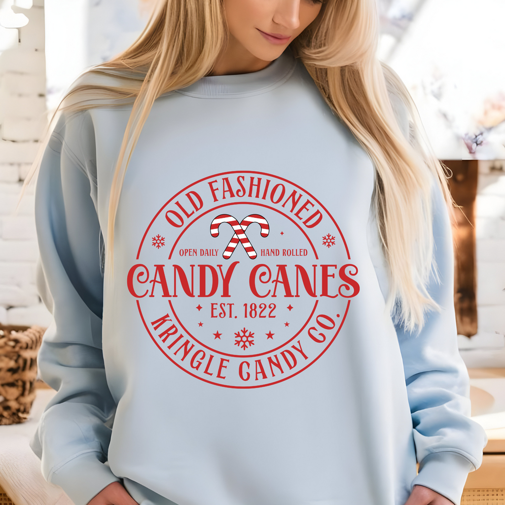 Kringle Candy Cane Company Comfort Colors Sweatshirt