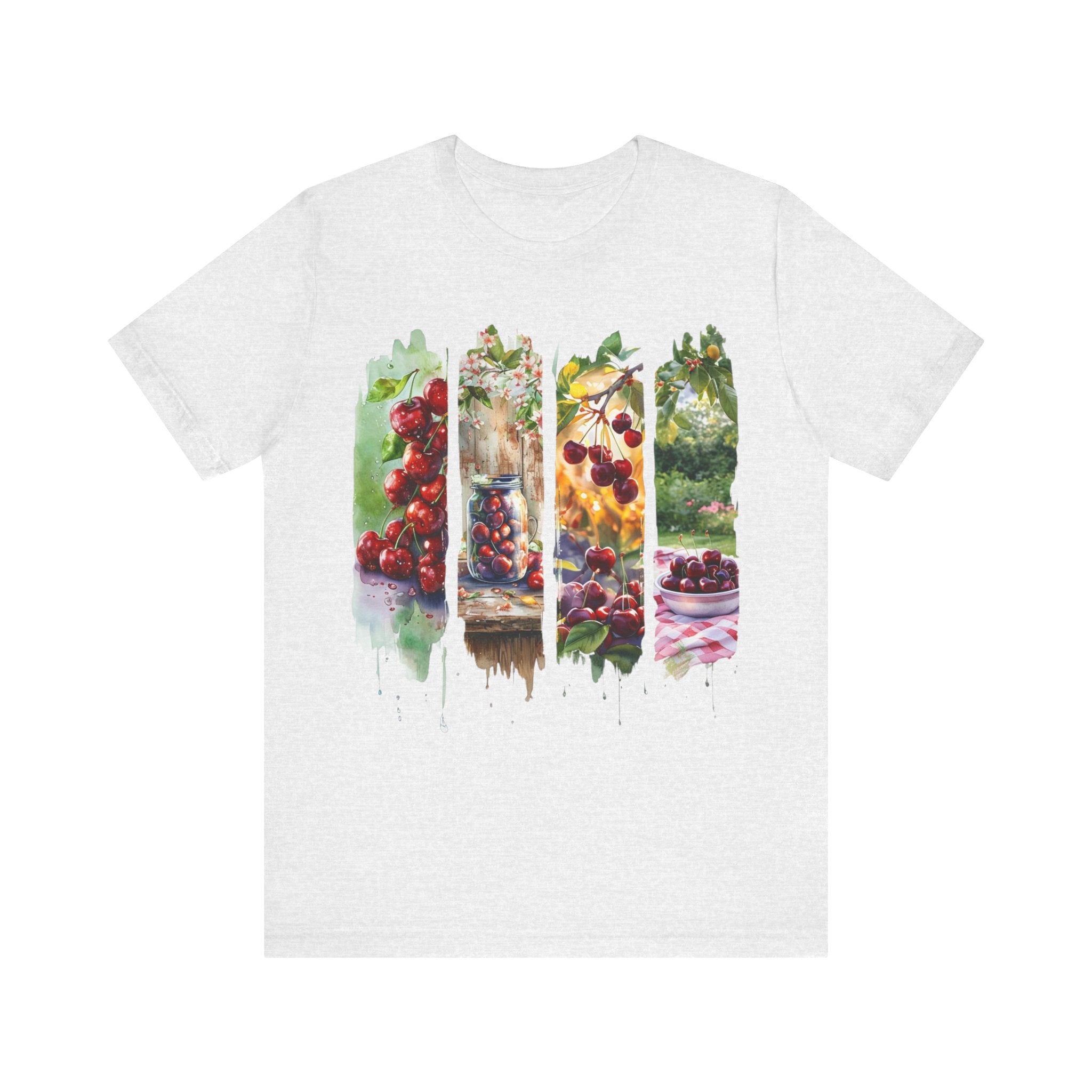 Cherry Brushstroke Graphic Tee