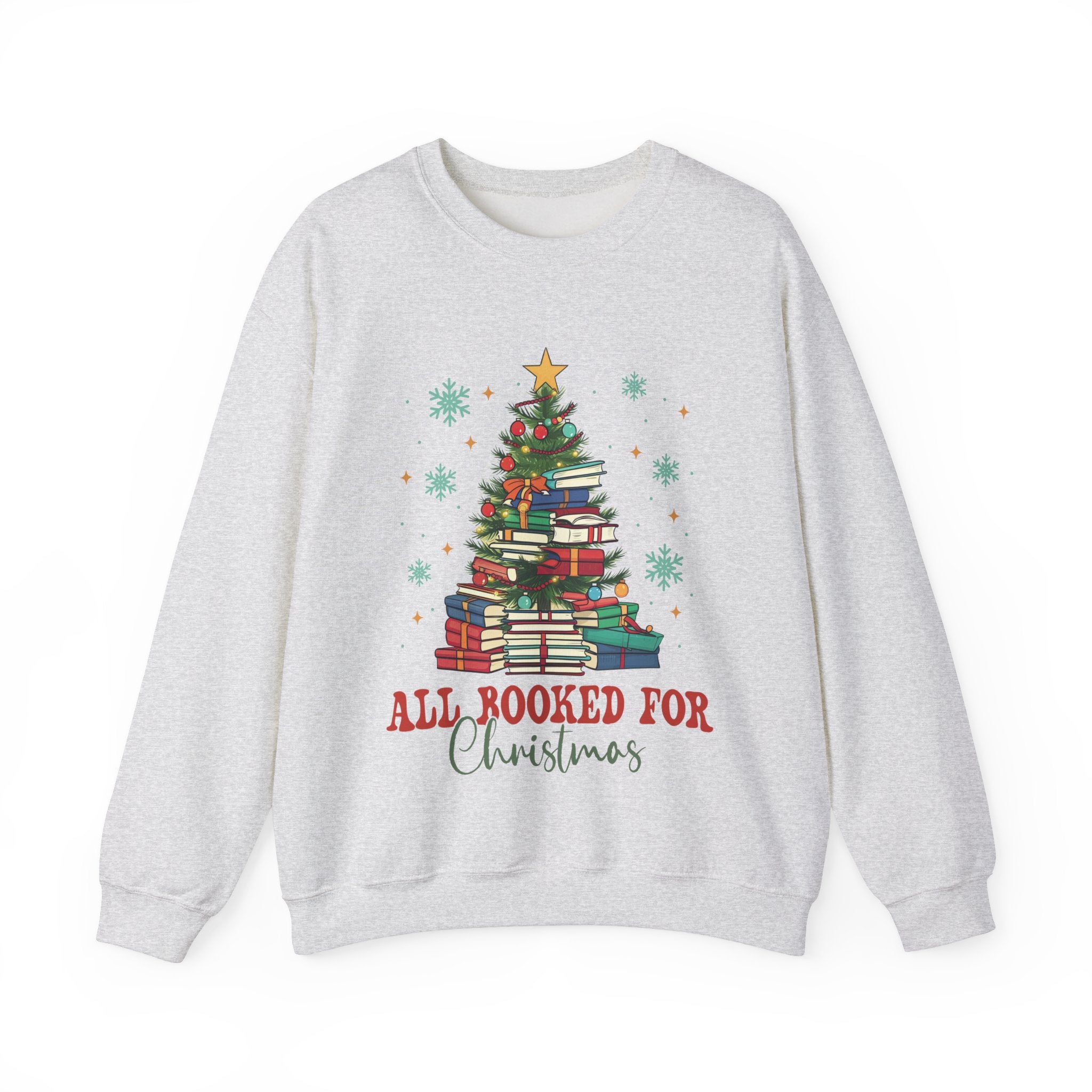 All Booked for Christmas Graphic Sweatshirt