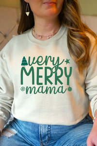 Very Merry Mama Graphic Sweatshirt