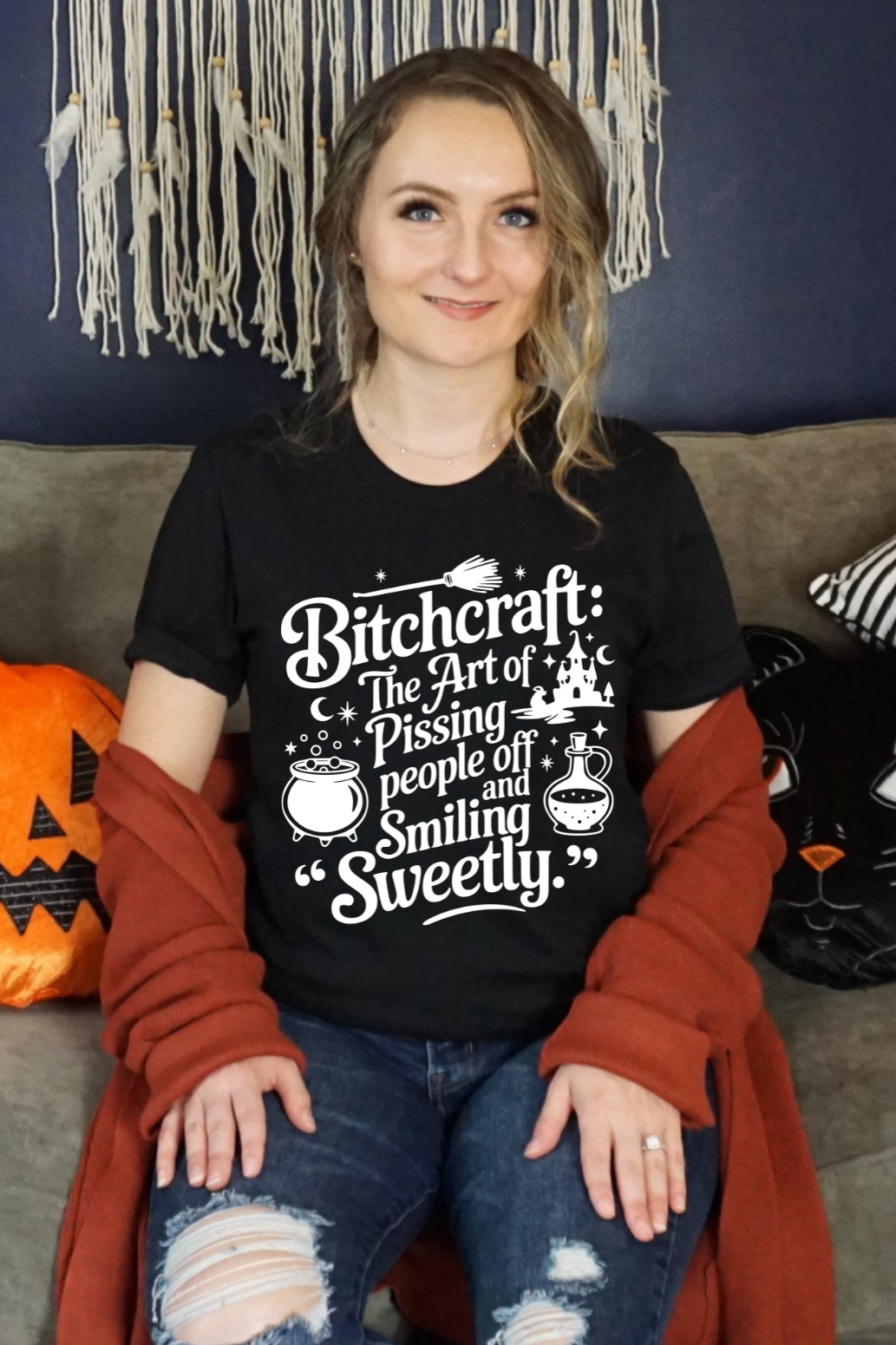 Bitchcraft: The Art of Pissing People Off and Smiling Sweetly - Graphic Tee