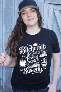 Bitchcraft: The Art of Pissing People Off and Smiling Sweetly - Graphic Tee