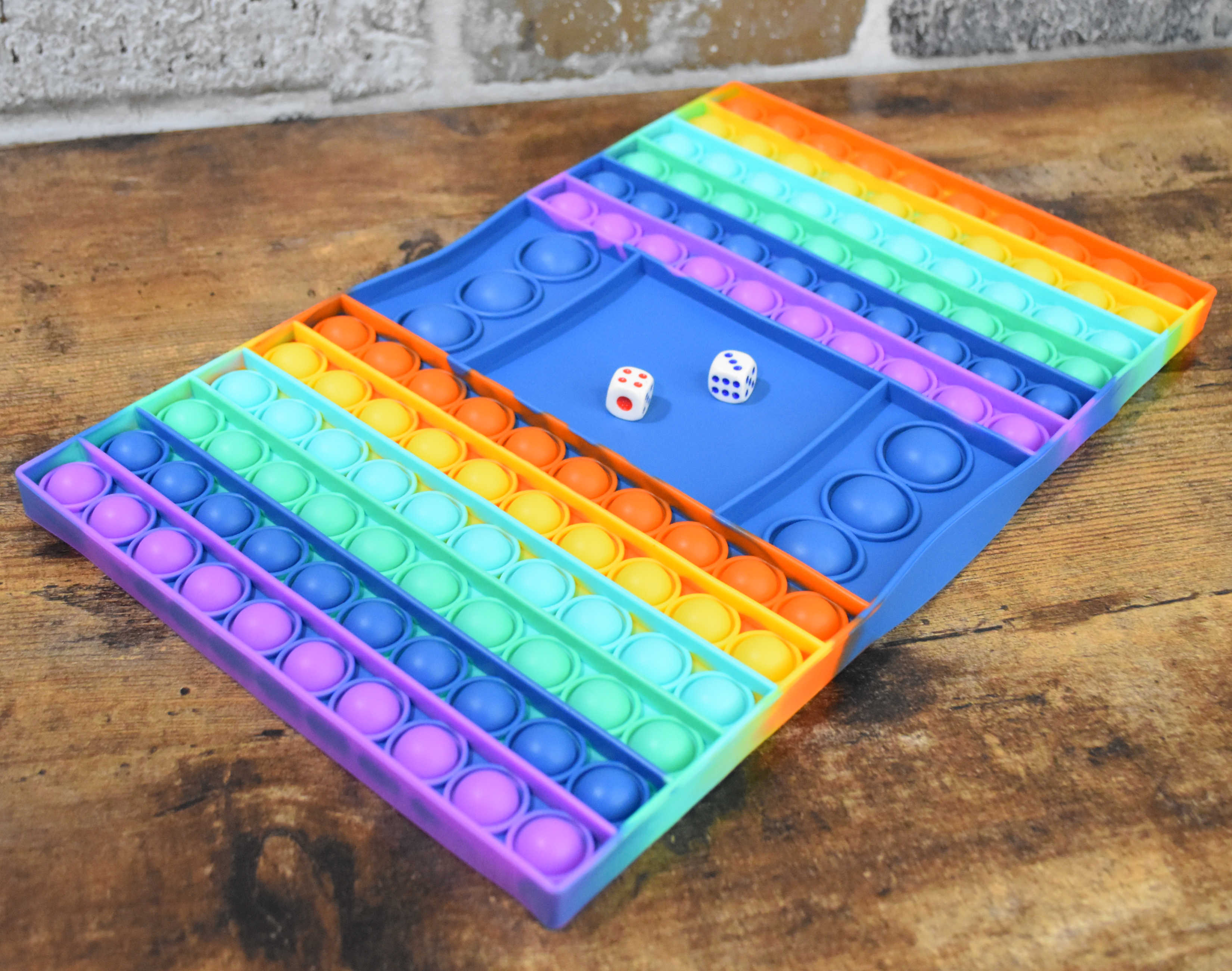 Jumbo Rainbow Fidget Popper Board Game