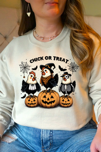 Halloween Chick Or Treat -  Sweatshirt