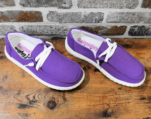 Very G Gypsy Jazz Purple Game Day Fashion Sneakers