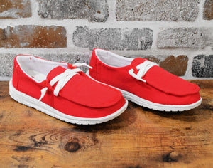 Very G Gypsy Jazz Red Game Day Fashion Sneakers