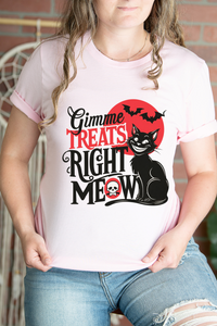 Gimme Treats Right Meow Graphic Tee