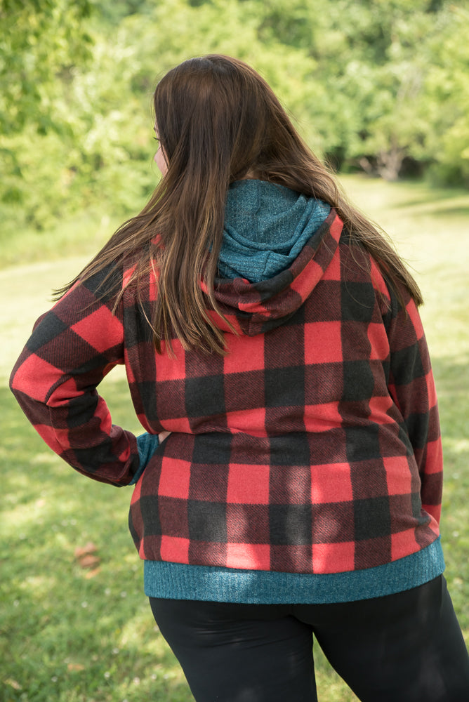 White Birch Once More Plaid Sweater