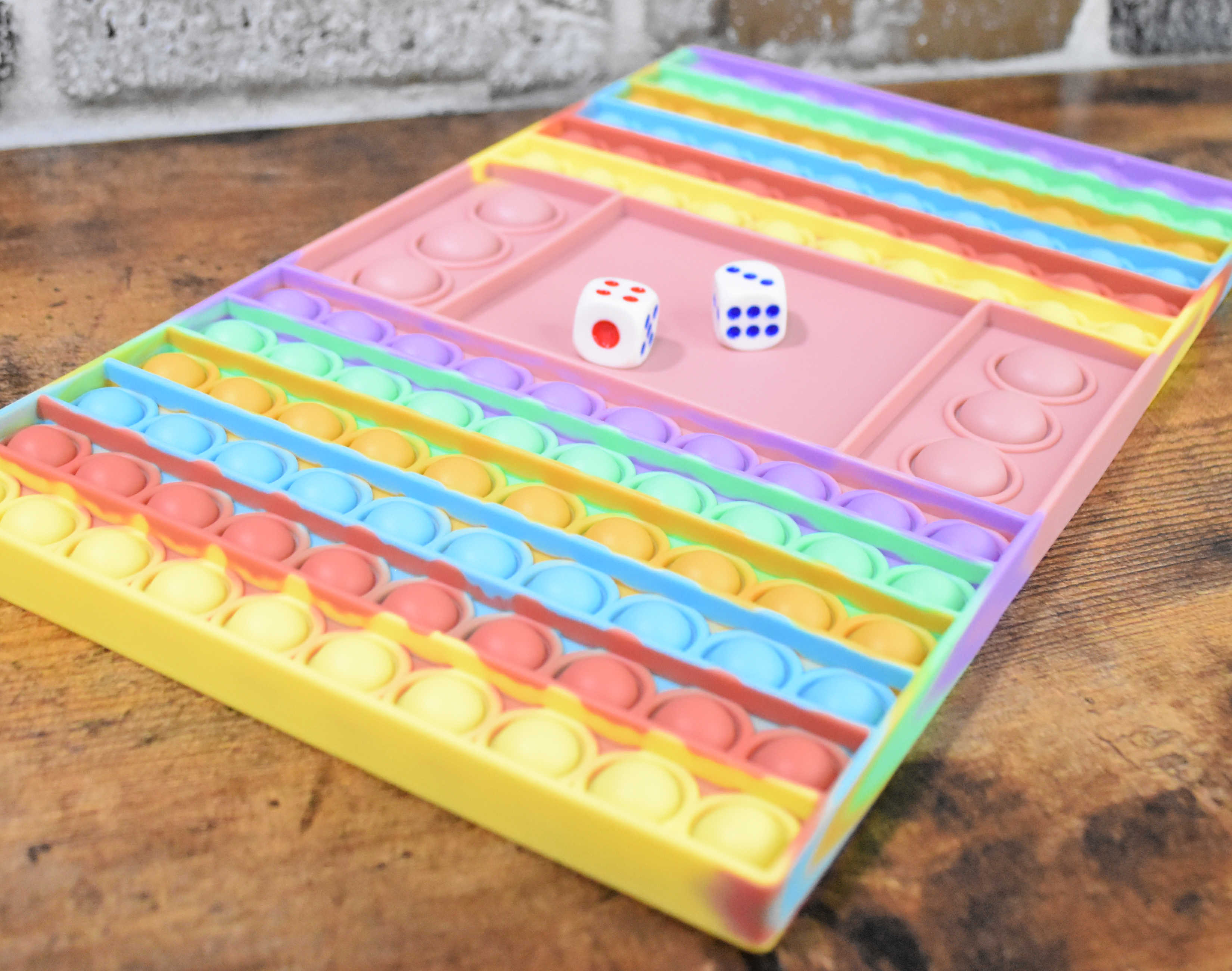 Jumbo Rainbow Fidget Popper Board Game