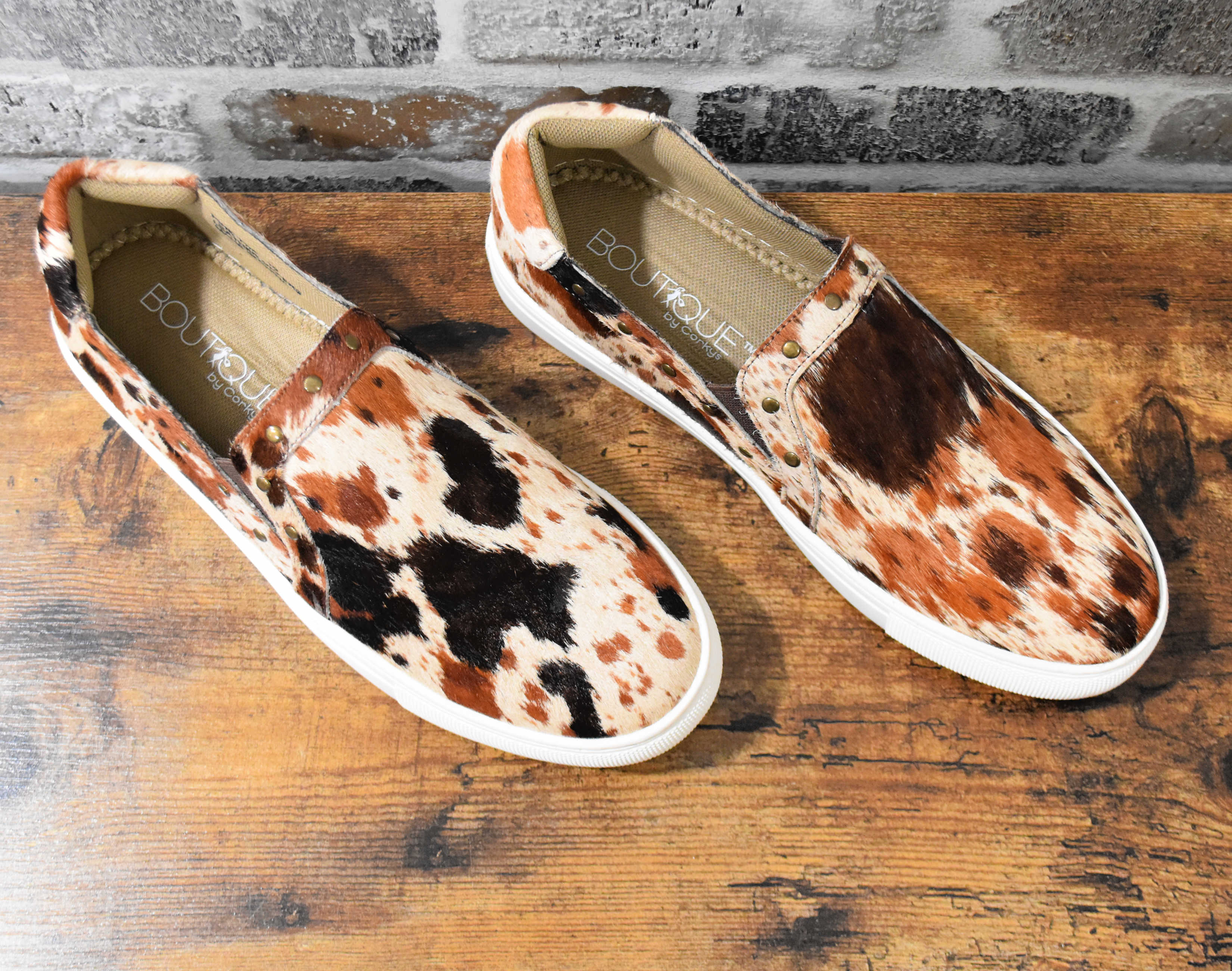 Corkys Pine Top Multi-Cow Cowhide Sneakers