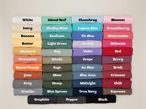 Custom Comfort Colors® “Mama” Blue Floral Sweatshirt With Names
