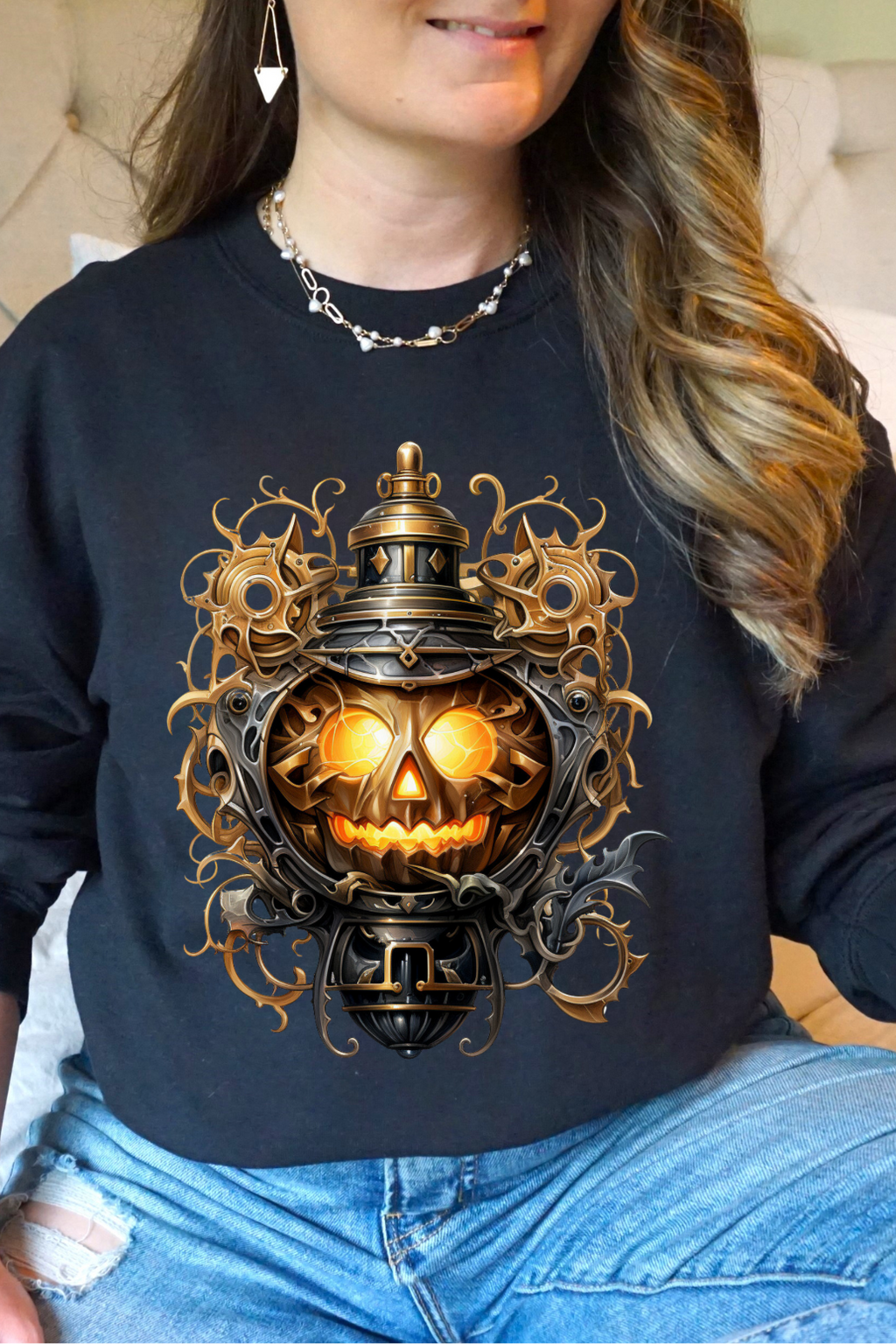 Halloween Steampunk Vintage Industrial Style Sweatshirt