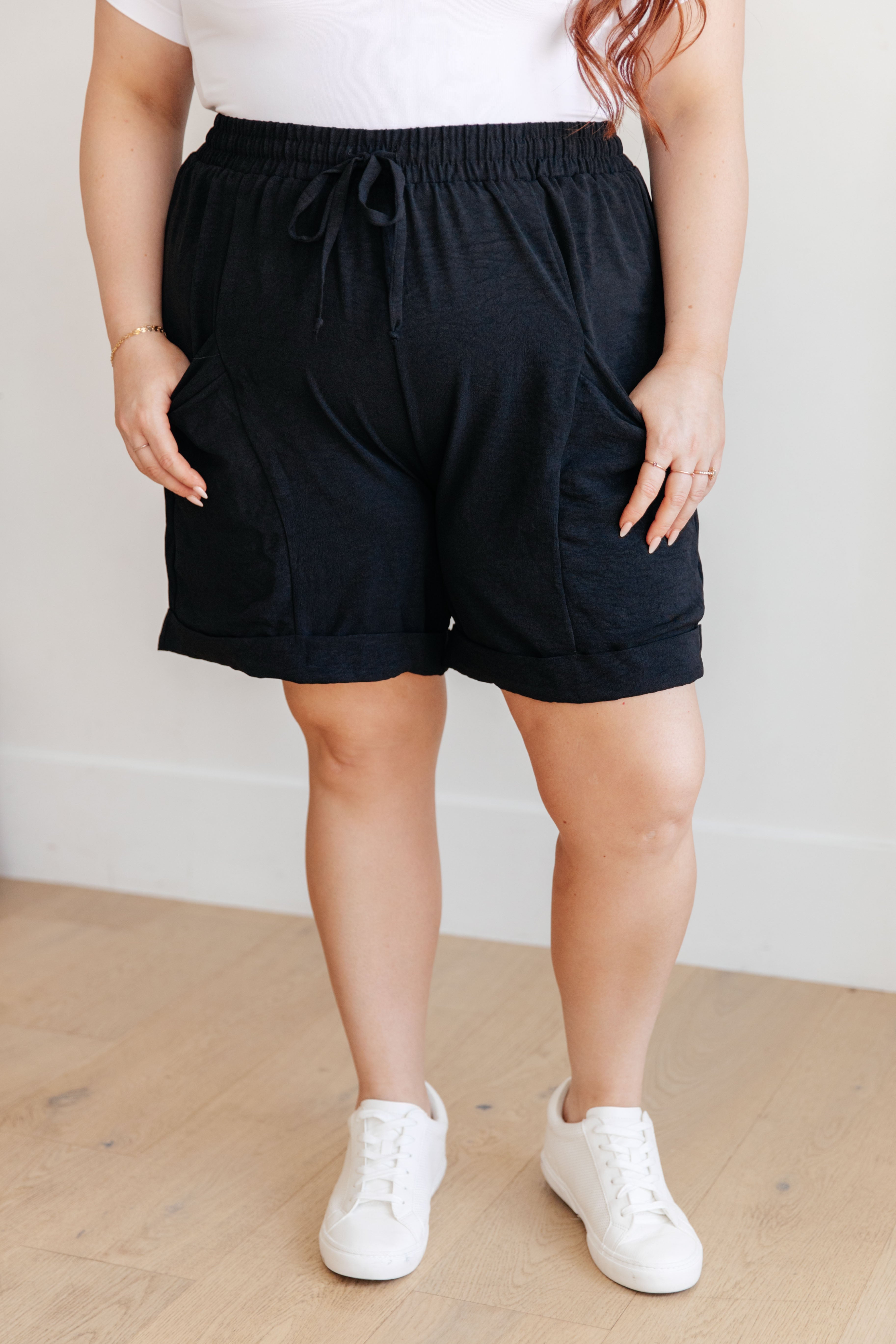 White Birch The Way I Use My Walk Drawstring Shorts