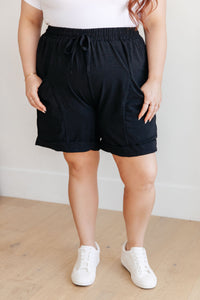 White Birch The Way I Use My Walk Drawstring Shorts