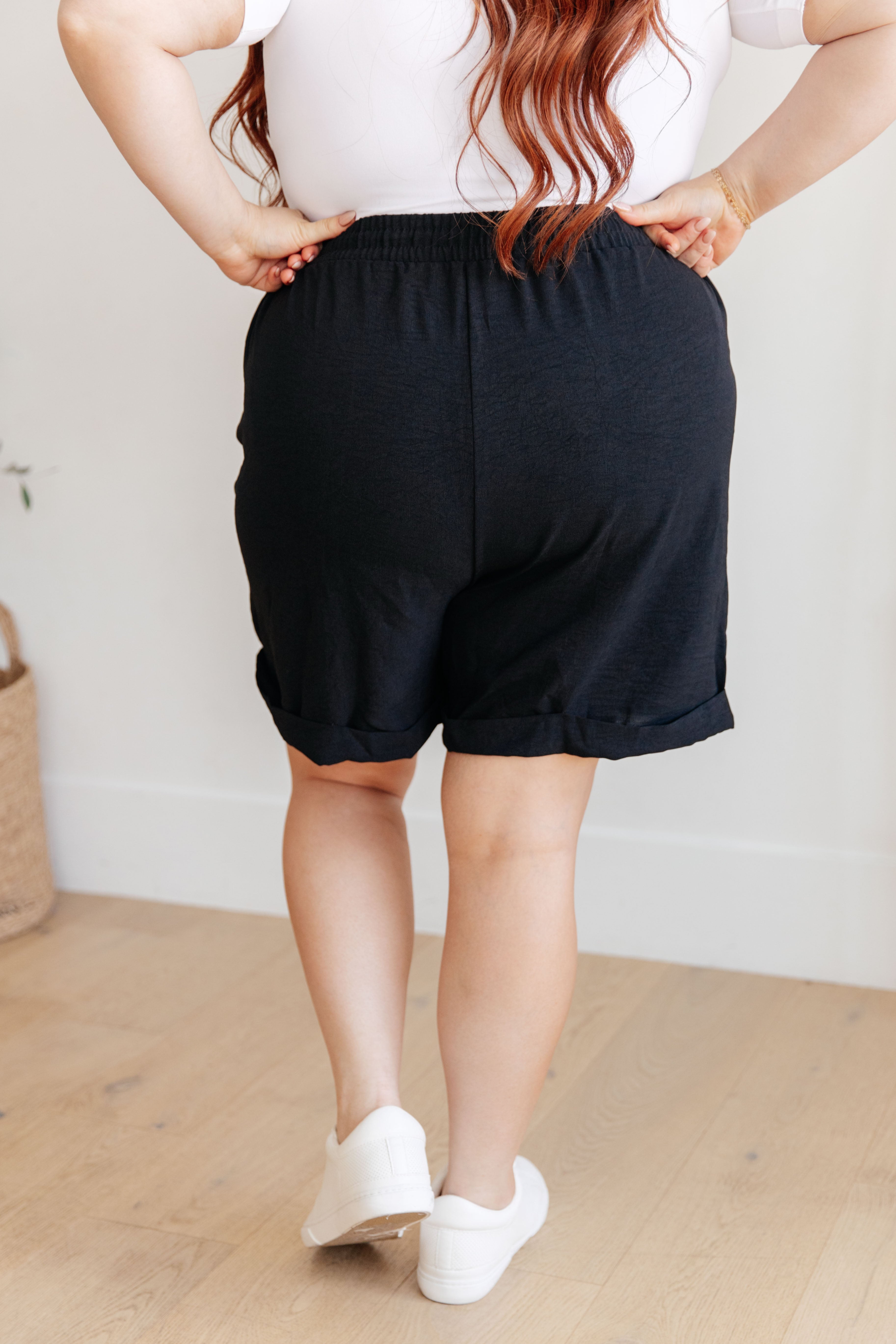 White Birch The Way I Use My Walk Drawstring Shorts