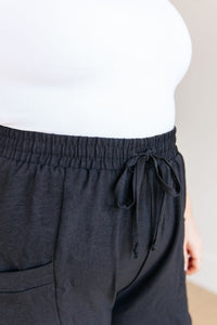 White Birch The Way I Use My Walk Drawstring Shorts