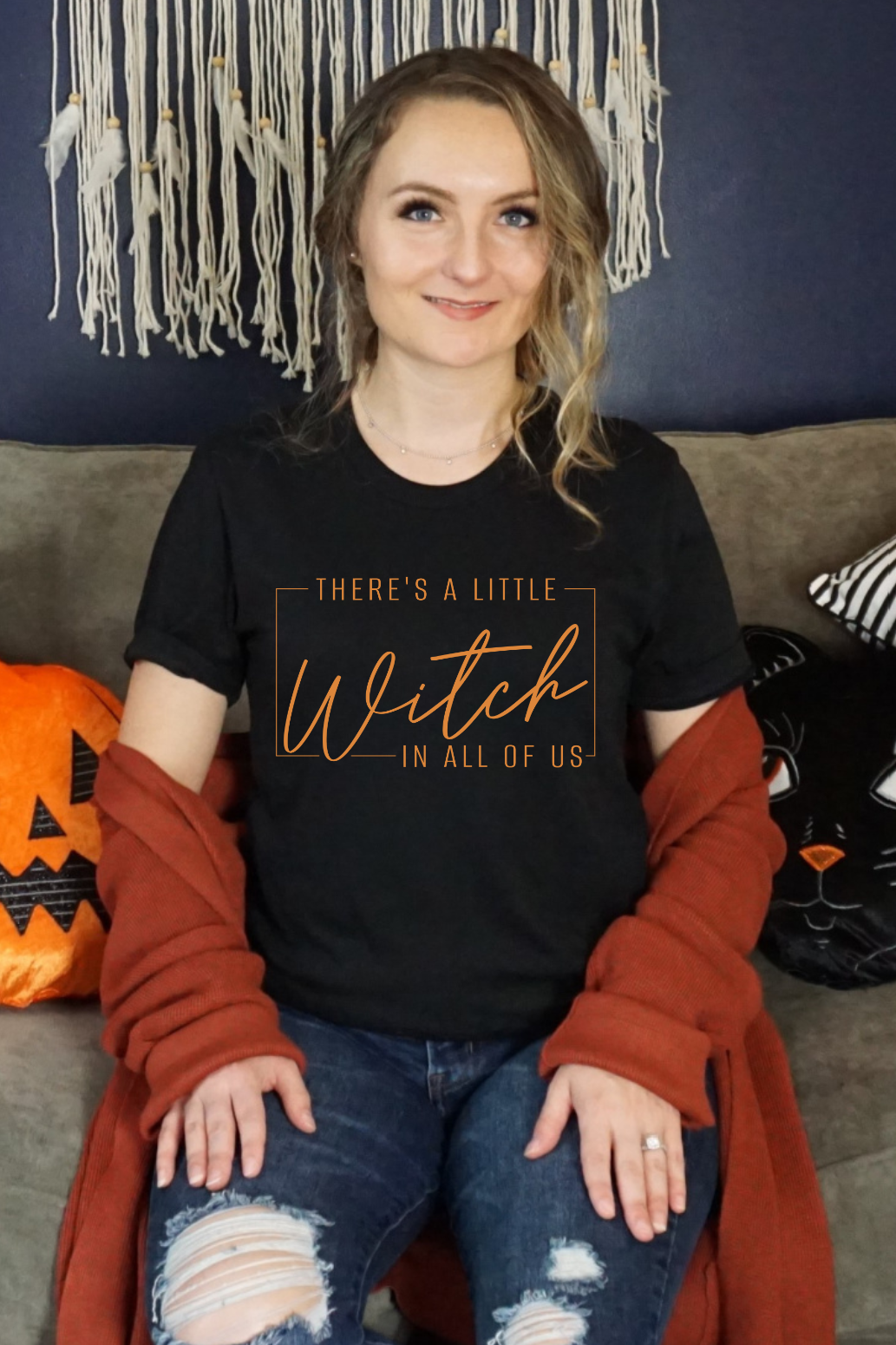 There's A Little Witch In All Of Us Graphic Tee