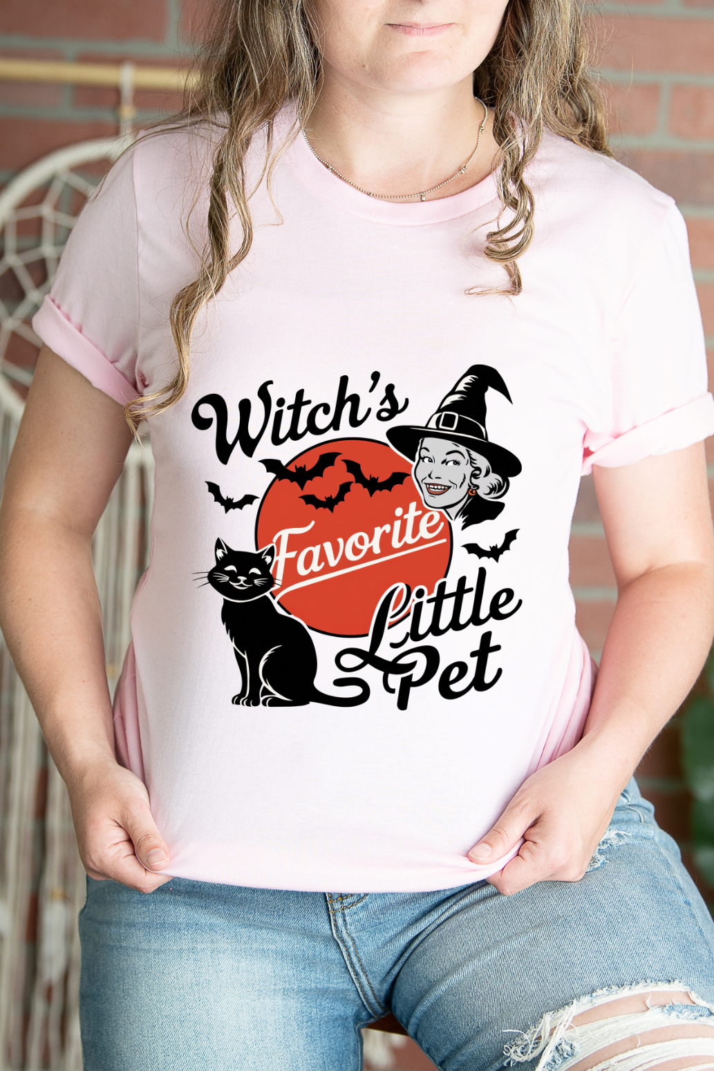 Witch's Favorite Little Pet - Graphic Tee