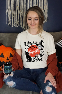 Witch's Favorite Little Pet - Graphic Tee