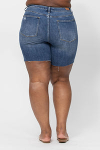 Judy Blue High Waist Mid-Thigh Shorts 150052