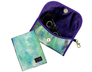 Mermaid Shimmer Sunglass Case and passport holder