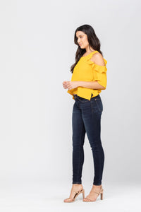 Judy Blue Handsand Resin Mid-Rise Skinny Jeans Style 82110
