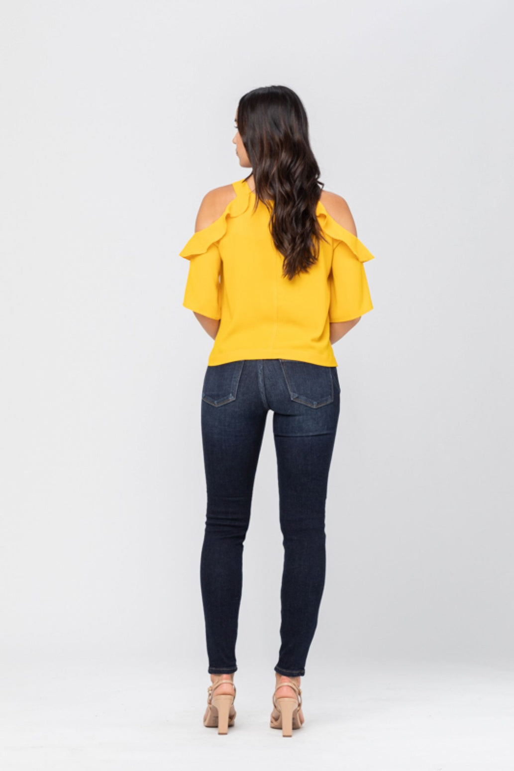 Judy Blue Handsand Resin Mid-Rise Skinny Jeans Style 82110