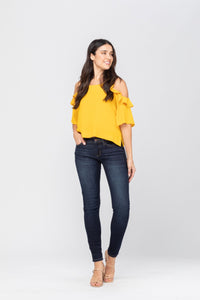 Judy Blue Handsand Resin Mid-Rise Skinny Jeans Style 82110