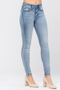 Judy Blue High Rise Heavy Handsand Skinny Jeans Style 82190