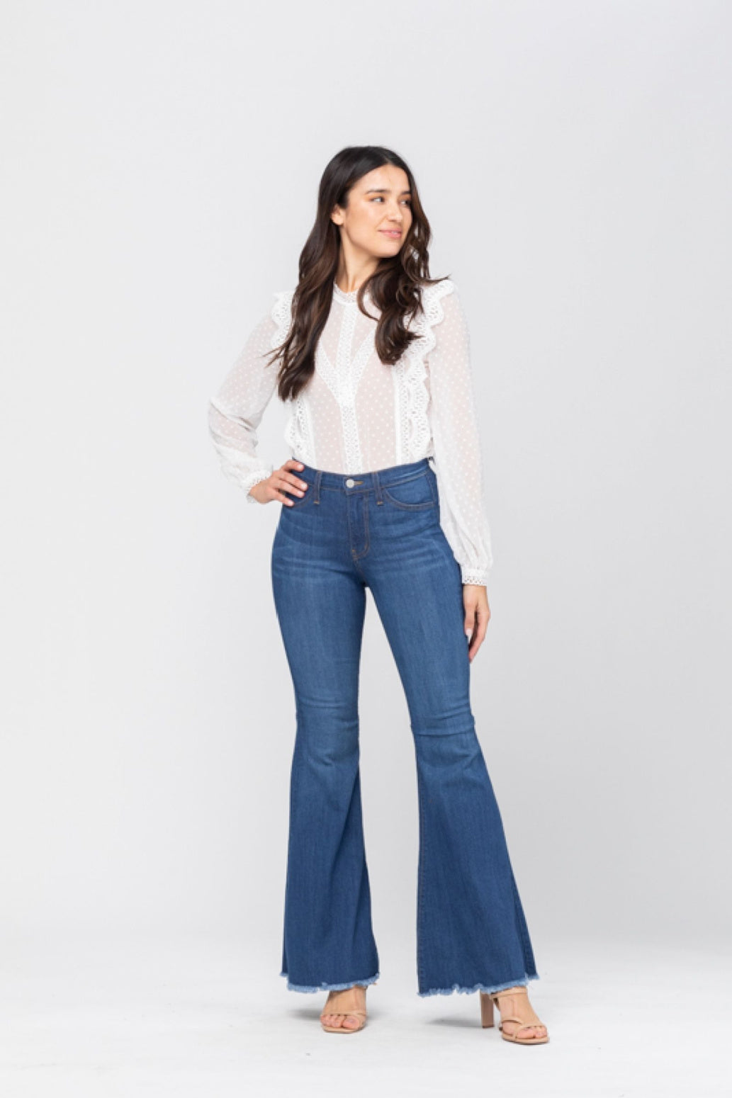 Judy Blue Super Flare Jeans Style 8396