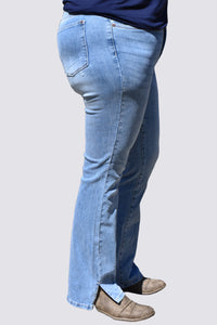 Judy Blue Bootcut With Slit Hem Jeans