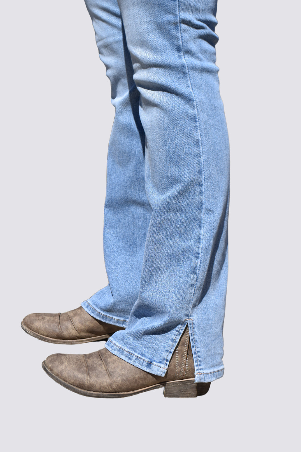 Judy Blue Bootcut With Slit Hem Jeans