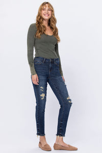 Judy Blue Destroyed Relaxed Fit Jeans Style 88304