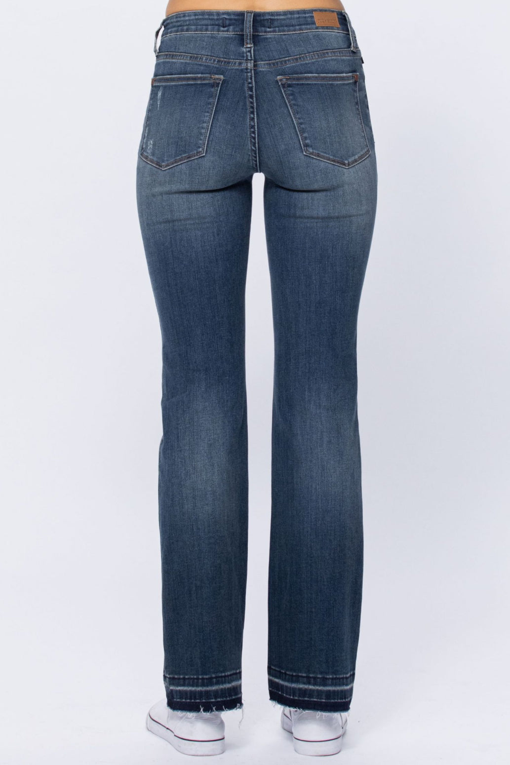 Judy Blue Denim Patch Slim Fit Boot Cut Jeans JB88314