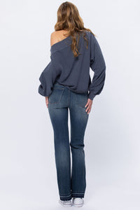 Judy Blue Denim Patch Slim Fit Boot Cut Jeans JB88314