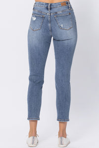 Judy Blue Destroyed High Rise Slim Fit Jeans Style 88372