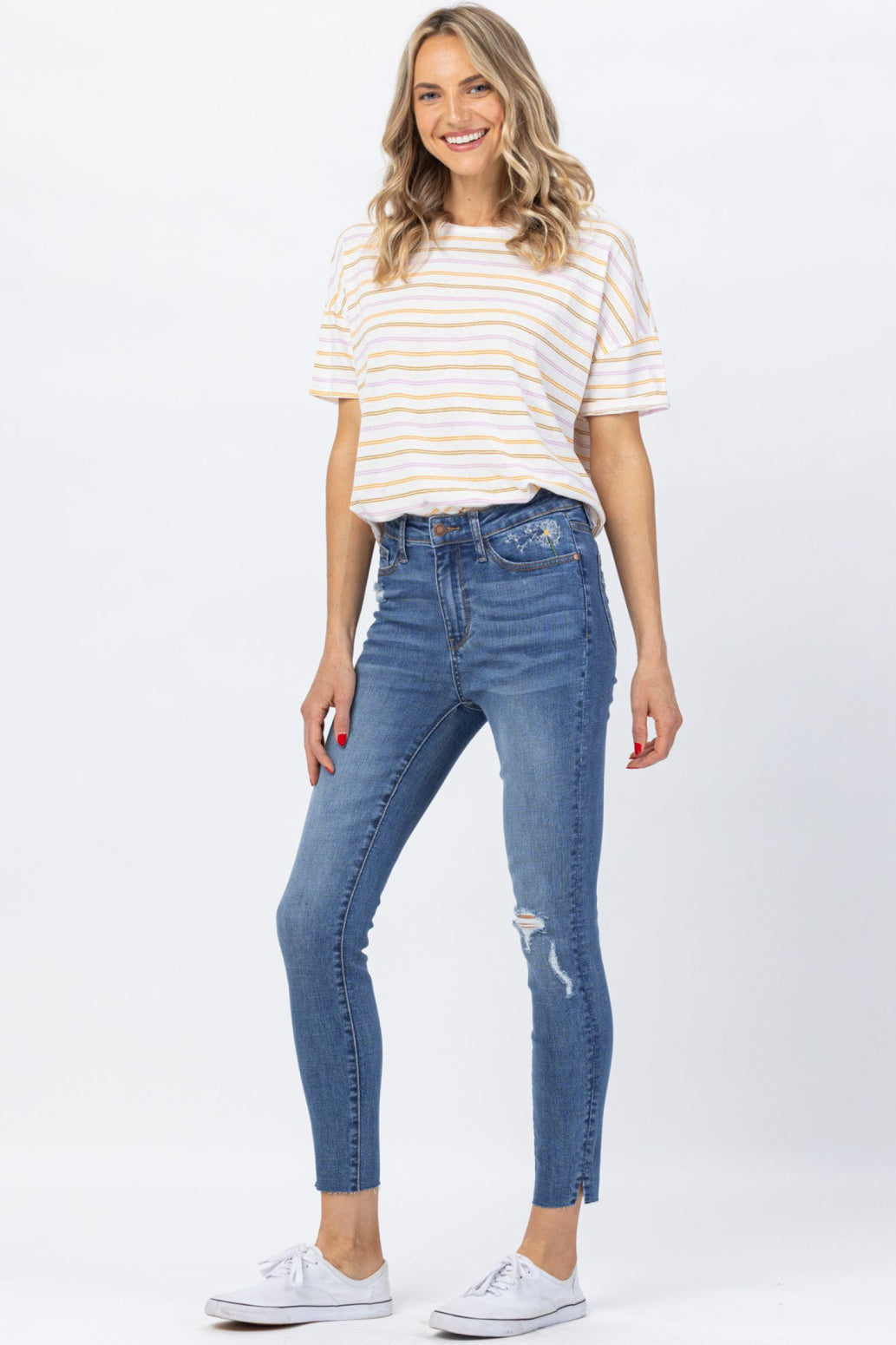 Judy Blue  Hollister High Rise Skinny Jeans – Two Wild Roses Boutique