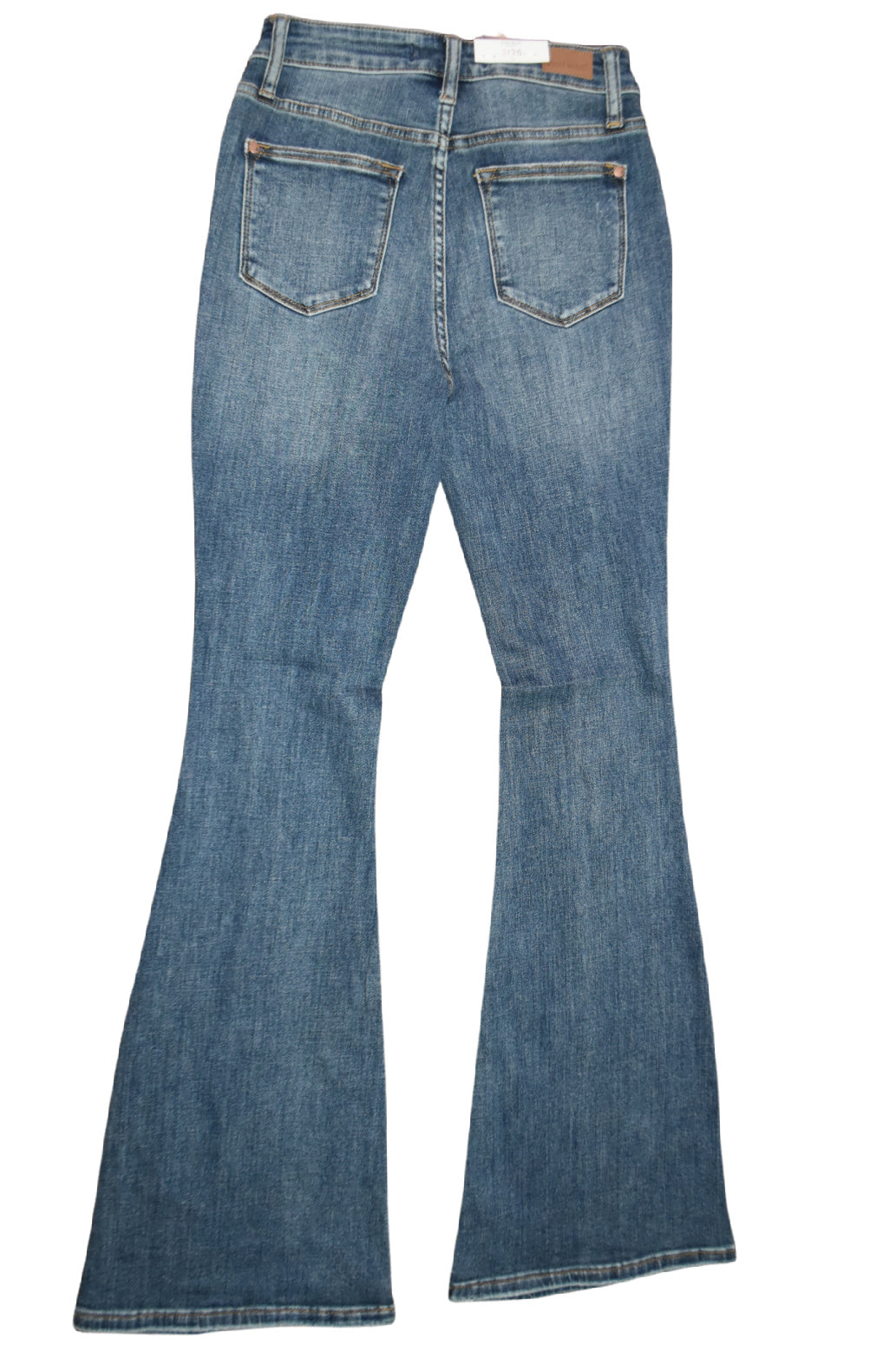 Judy Blue Destroyed Tall Knee High Waist Flare Jeans Style 88480