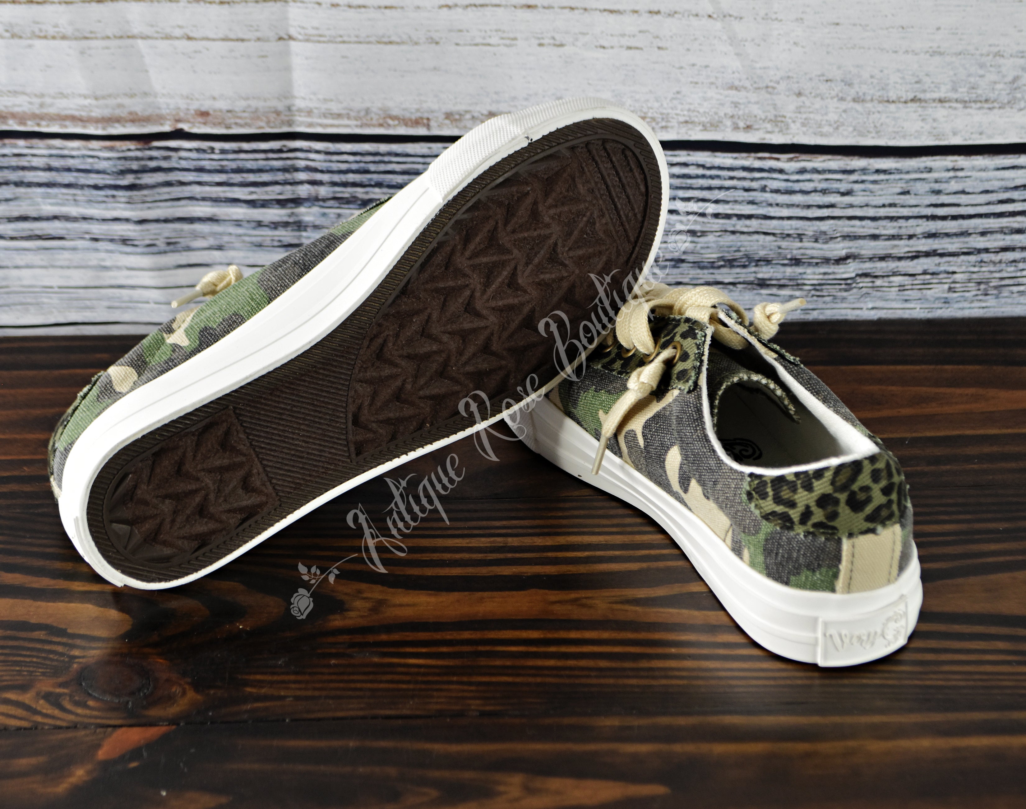 Camo converse with clearance rose