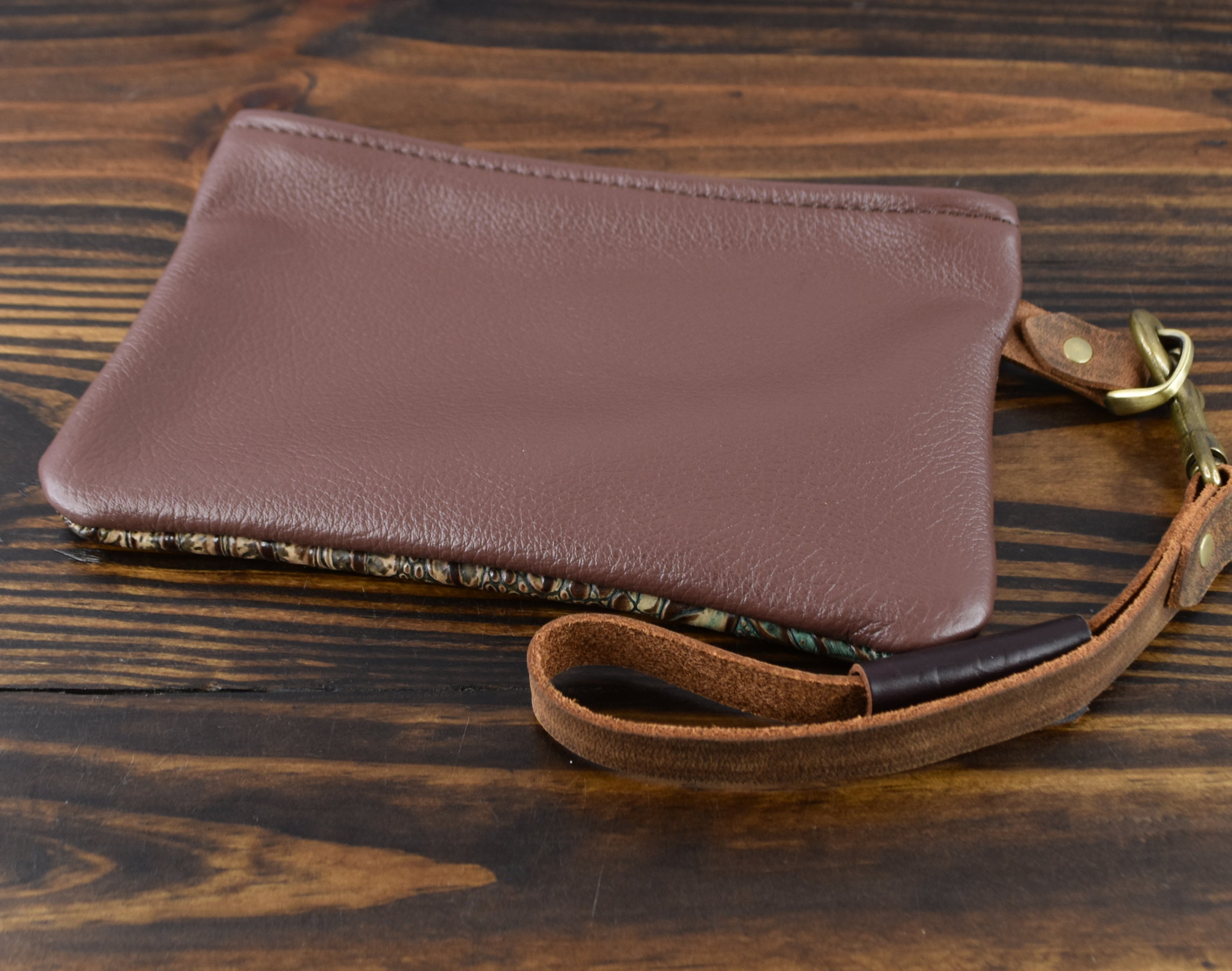 Small Leather Wristlet