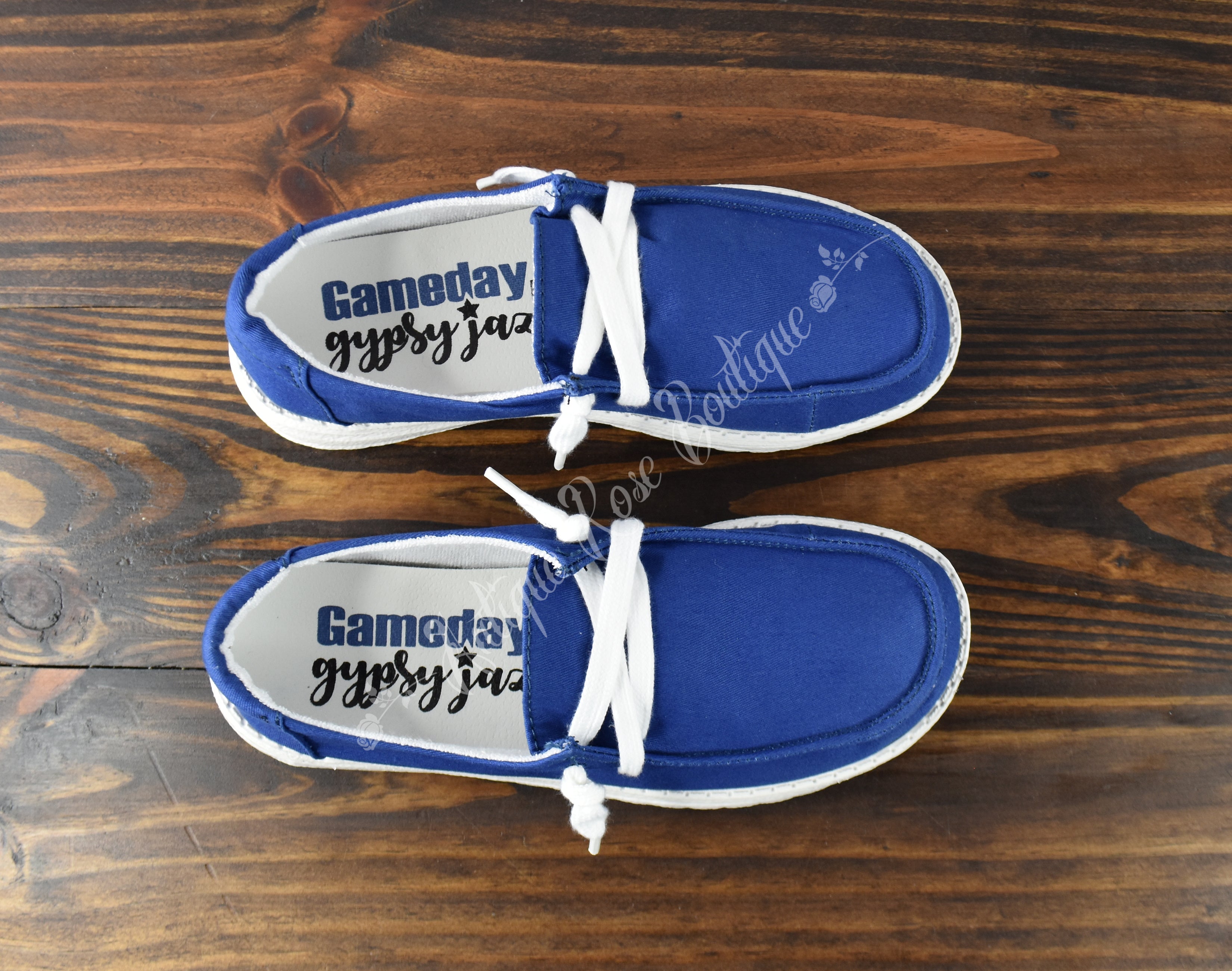 Very G Gypsy Jazz Blue Game Day Fashion Sneakers