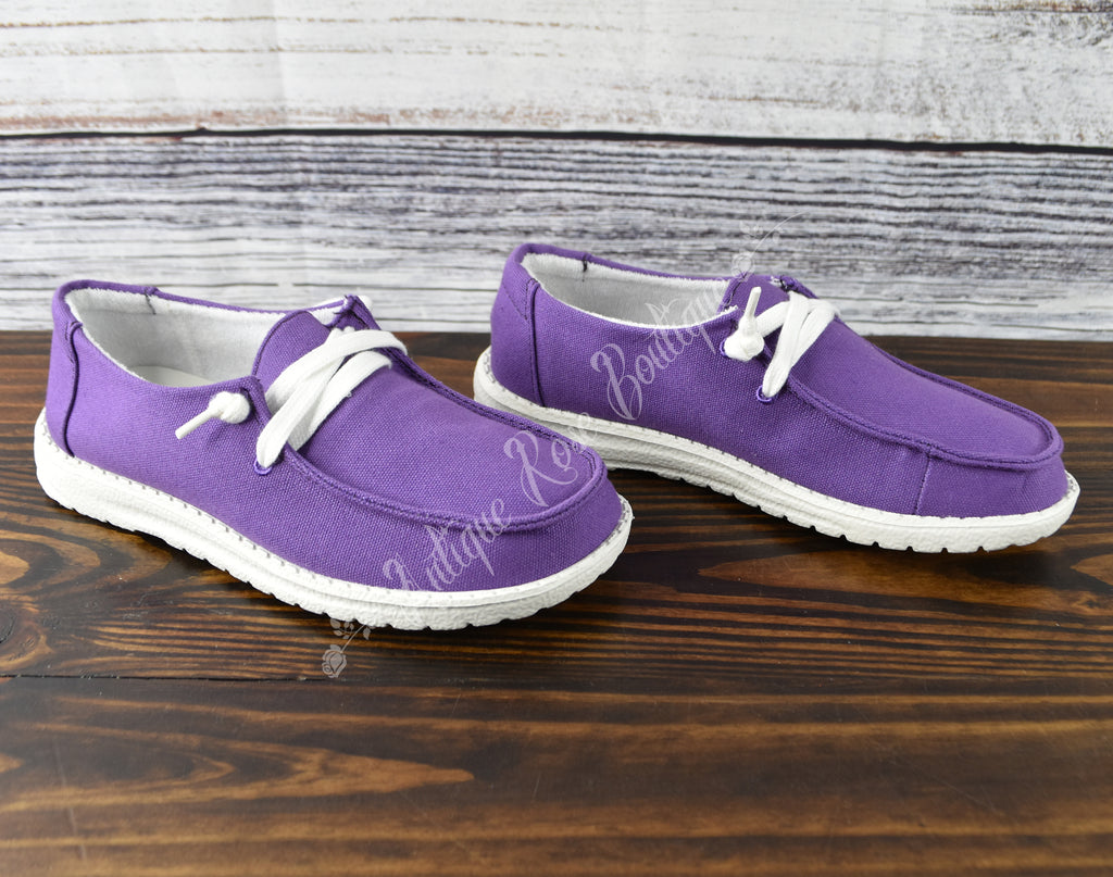 Very G Gypsy Jazz Purple Game Day Fashion Sneakers