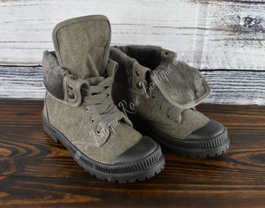 Very G In Charge Canvas Grey Boot