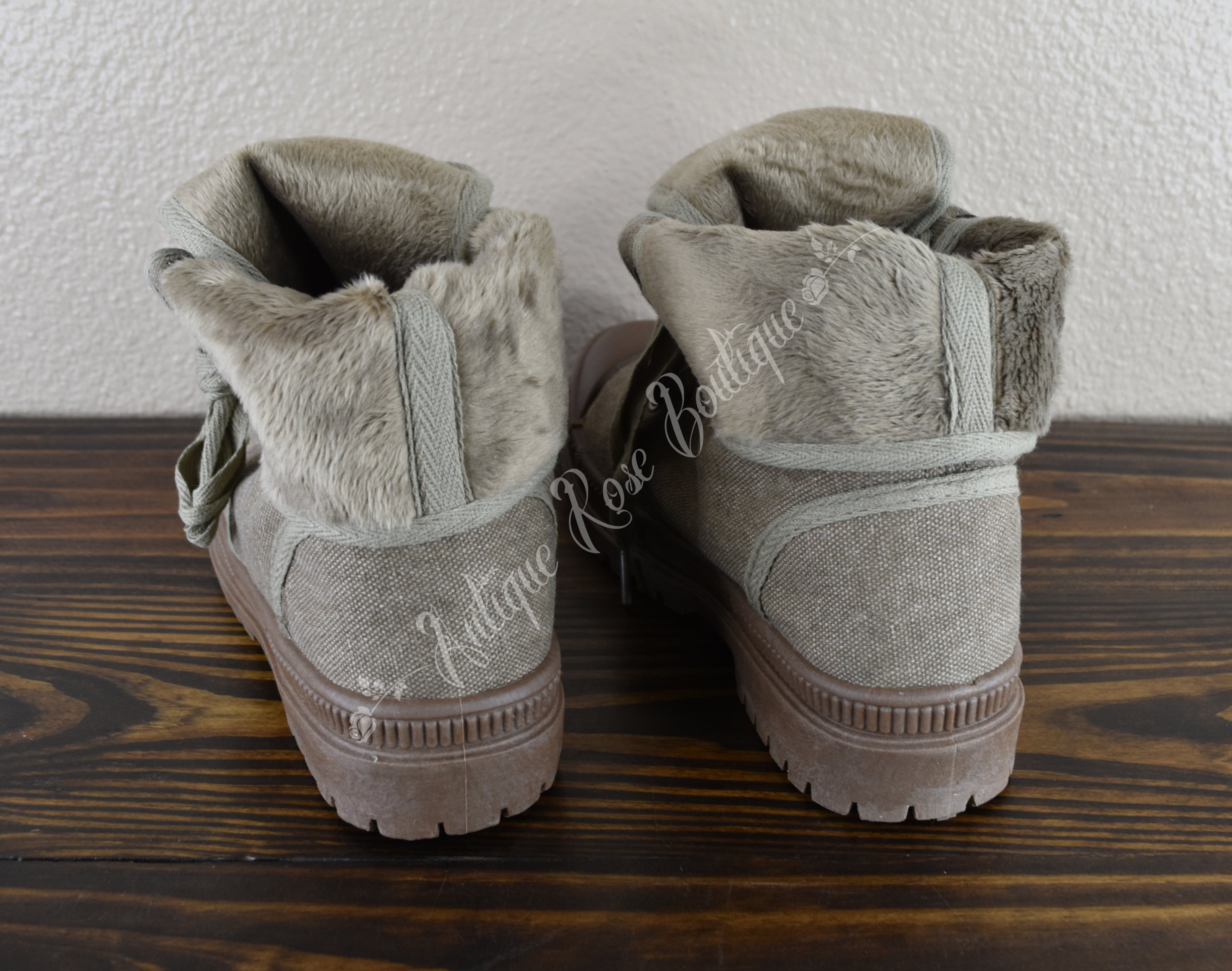 Very G In Charge Canvas Taupe Boot