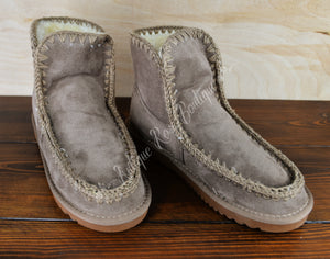 Very G Taupe Fur Lined Marvi Bootie
